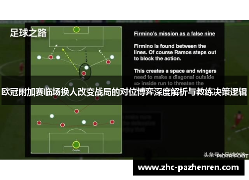 欧冠附加赛临场换人改变战局的对位博弈深度解析与教练决策逻辑 欧冠附加赛临场换人改变战局的对位博弈深度解析与教练决策逻辑